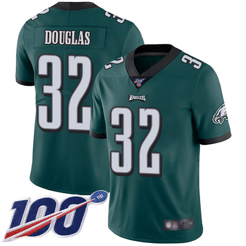 Men Philadelphia Eagles #32 Rasul Douglas Midnight Green Team Color Vapor Untouchable NFL Jersey Limited 100th